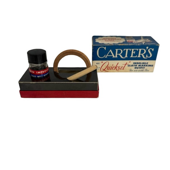 Vintage Carters Vintage 1950's Quickset Americana Box Laundry Room‎ Decor - Picture 1 of 9